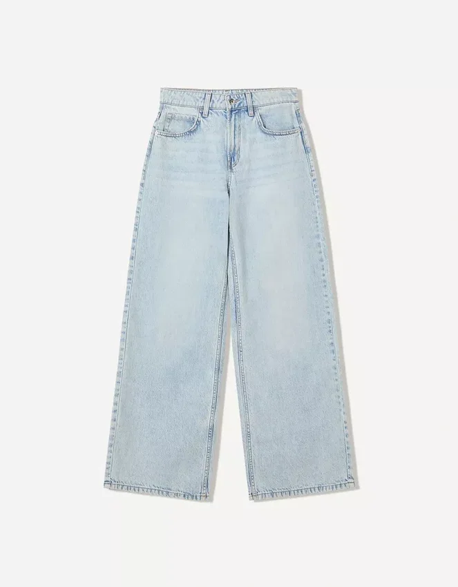 Weit geschnittene Jeans – Hosen – Damen Weit geschnittene Jeans – Hosen – Damen