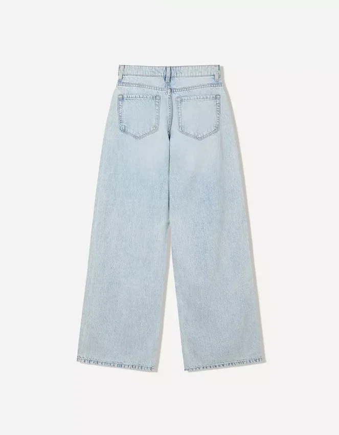 Weit geschnittene Jeans – Hosen – Damen Weit geschnittene Jeans – Hosen – Damen
