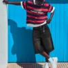 Weite Denim-Bermudashorts – Shorts und Jorts – Herren