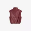 Weste aus Faux Leather – Jacken und Trenchcoats