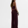 Wide Leg Hose mit elastischem Bund Wide Leg Hose mit elastischem Bund
