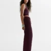Wide Leg Hose mit elastischem Bund Wide Leg Hose mit elastischem Bund