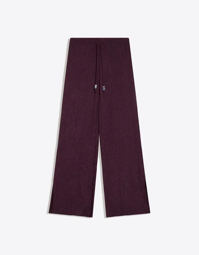 Wide Leg Hose mit elastischem Bund Wide Leg Hose mit elastischem Bund