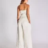 Wide Leg Jeans mit niedriger Leibhöhe und Abnähern