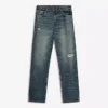 Zerrissene Low-Rise-Jeans mit Straight-Bein
