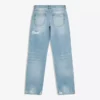 Zerrissene Low-Rise-Jeans mit Straight-Bein Zerrissene Low-Rise-Jeans mit Straight-Bein