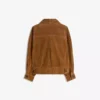 Zweireihige Jacke aus Wildleder – Jacken und Trenchcoats