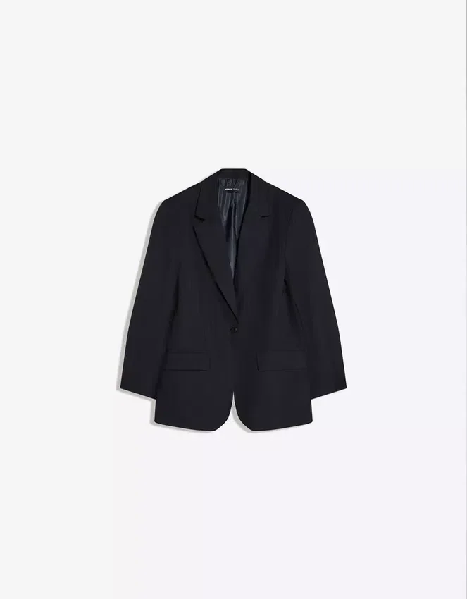 Zweireihiger gestreifter Blazer – #Bershkastyle – Damen Zweireihiger gestreifter Blazer – #Bershkastyle – Damen